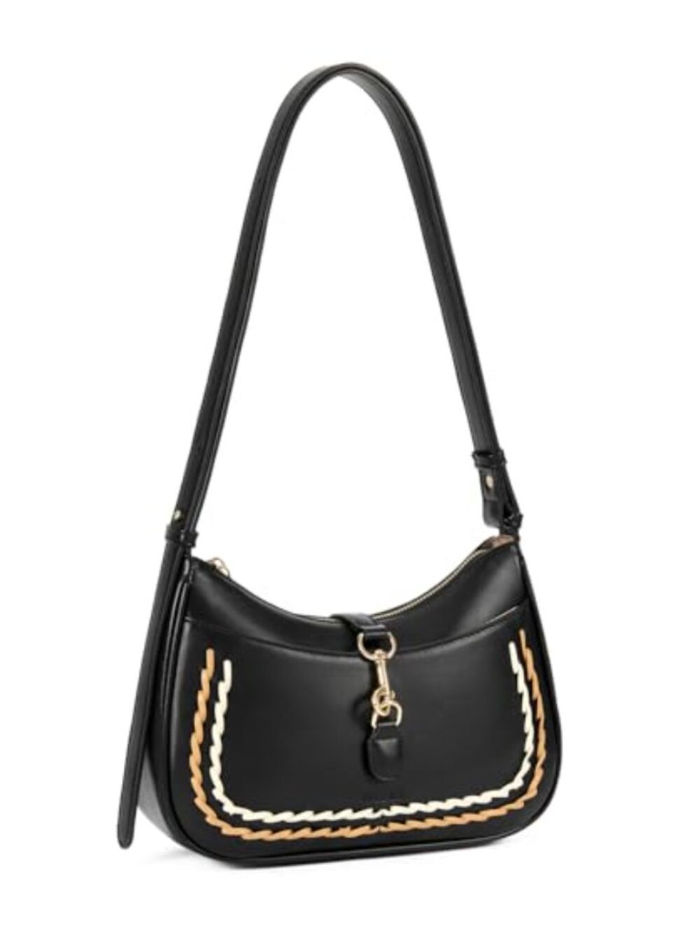 Puffer Crossbody Bag Lightweight Quilted Crescent Shoulder Purse Compact